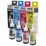 Paquete 4 Colores Tinta Original Epson 664