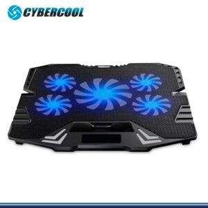 Cooler Cybercool HA-K5 Gamer Con 5 Ventiladores LED Azul