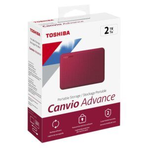 Disco Duro Portátil Toshiba Canvio Advance RED - V10 / 2 Tb