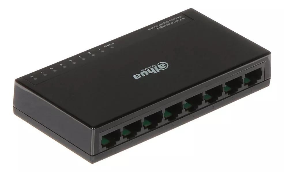 SWITCH GB PFS3008-8GT-L, 10/100/1000 3 14.4873 MBPS, 8 PUERTOS, CAPA 2, NO ADMINISTRABLE, HOUSING PLASTICO - Imagen 2