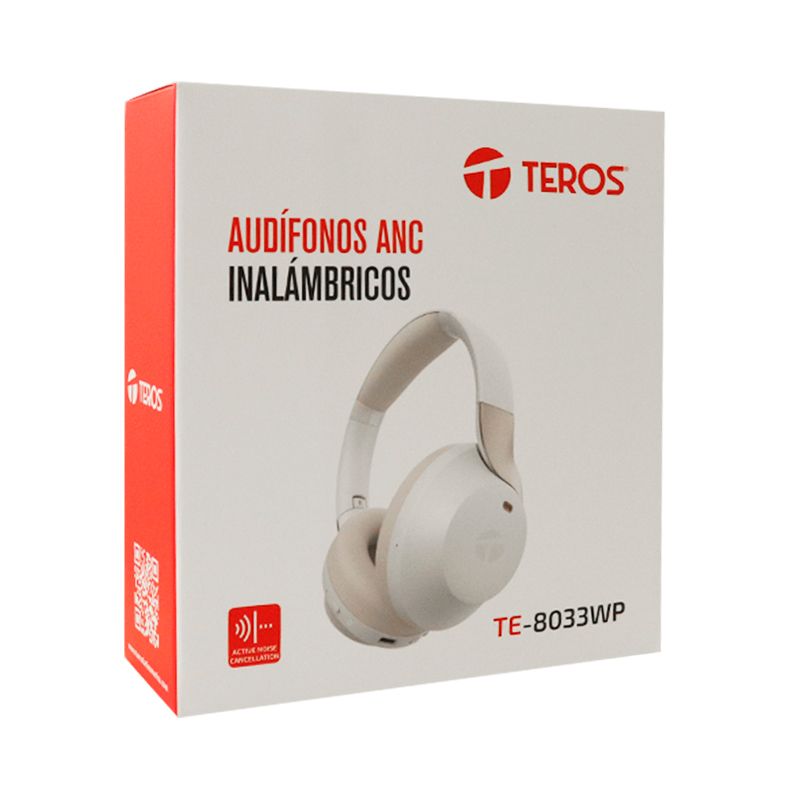 AUDÍFONO INALÁMBRICO ANC TEROS, BLANCO - Imagen 4