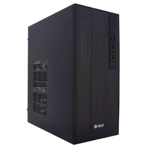 Case TEROS TE-1034S, Mini Tower ATX, 250 W, USB 3.0 / 2.0, audio HD, negro