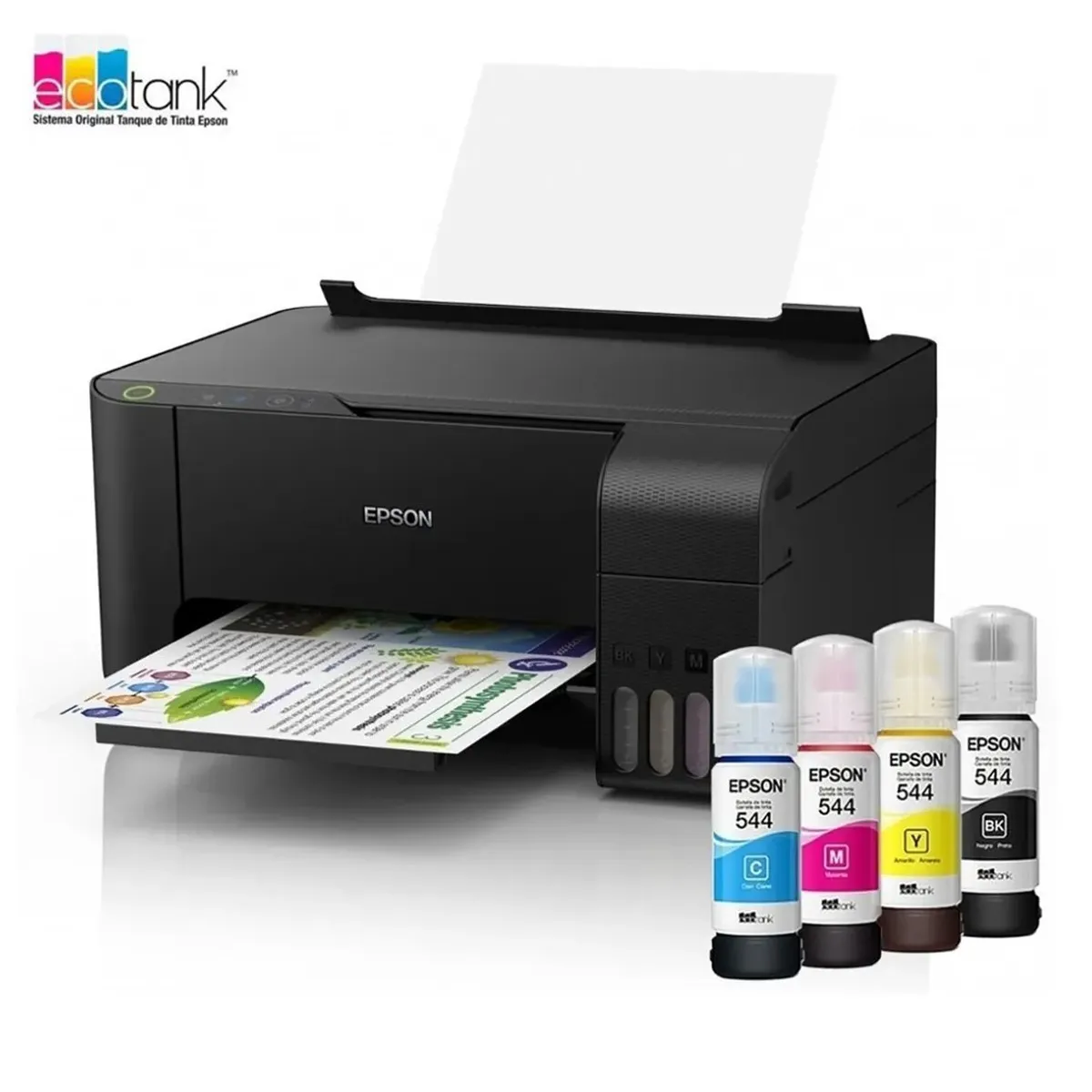 Multifuncional de tinta Epson EcoTank L3210, Imprime / Escanea / Copia / USB - Imagen 2